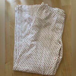 Brandy Melville Pajama Pants with Red Heart Pattern